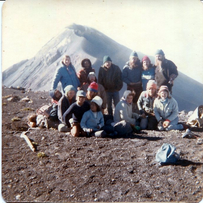 At the top of Acatenango